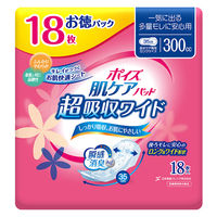 【吸水ナプキン】ポイズ 300cc 35cm 多量モレに安心用 パッド 尿漏れ 1セット(90枚入：18枚入×5パック) 尿漏れ