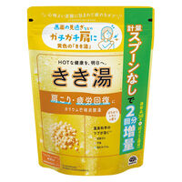 きき湯 炭酸入浴剤 カリウム芒硝炭酸湯 スプーンなし2回分増量 420g お湯の色 レモン色の湯（透明タイプ）1セット（1個×3） アース製薬