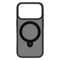 トリニティ iPhone 18 Pro/17 Pro スタンド付クリアケース 黒リング TR-IP26M3-MOL-MBKBK 1個（直送品）