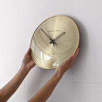 TOSSDICE 掛け時計 RETRO-FUTURE WALL CLOCK GOLD ゴールド 497482 1個（直送品）