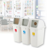 リッチェル フタのみ ゴミ箱 分別 ユニバーサル ペール 90用 フタ プッシュ ナチュラル 548424 1個（直送品）