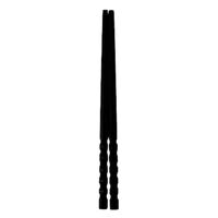 籐芸 納豆箸 サオ 黒漆 553459 1個（直送品）
