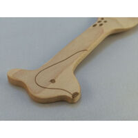 籐芸 おやつフォーク メープル バンビ 553707 1個（直送品）