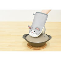 逸品社 MOFUZOO ミトン ネコ ハチワレ 556176 1個（直送品）