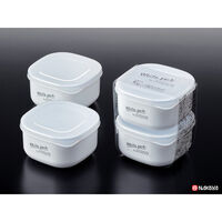 ナカヤ化学産業 保存容器 190ml ホワイトパック 190 琺瑯風 2個組 558477 1個（直送品）