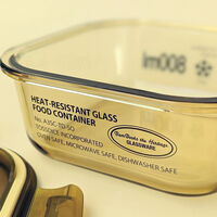 TOSSDICE HEAT-RESISTANT FOOD CONTAINER SQUARE (L) 558629 1個（直送品）