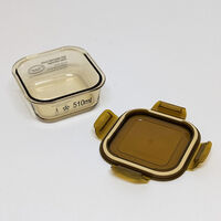 TOSSDICE HEAT-RESISTANT FOOD CONTAINER SQUARE (M) 558628 1個（直送品）
