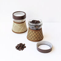 TOSSDICE MESH COVERED KITCHEN CONTAINERS -CANISTER S アイボリー 558635 1個（直送品）