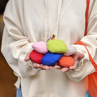 TOSSDICE BALL ECO BAG グレー×ブラウン 558646 1個（直送品）