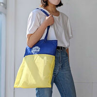 TOSSDICE BALL ECO BAG ネイビー×イエロー 558648 1個（直送品）