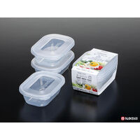 ナカヤ化学産業 保存容器 220ml ホームパック H クリア 3個組 559419 1個（直送品）