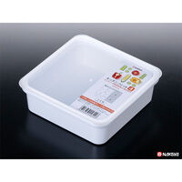ナカヤ化学産業 保存容器 930ml キッチンフィット4 ホワイト 559433 1個（直送品）