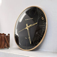 TOSSDICE 掛け時計 RETRO-FUTURE WALL CLOCK BLACK ブラック 497481 1個（直送品）