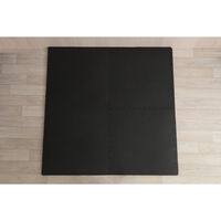 ユノックス ジョイントマット 厚さ約2.0cm 約60cm 4枚set フチ付き ブラック 557201 1個（直送品）
