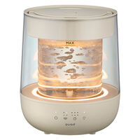 QUADS ガラススチーム加湿器 GLASS(グラス)1.7L アイボリー QS629IV 1台（直送品）