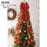 ストア・エキスプレス クリスマスツリーロングリボン ベルベット 幅30×高さ150cm 8725-4144 1個 58-40-6-2（直送品）