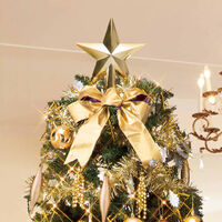ストア・エキスプレス コンチネンタルクリスマスツリーセット ゴールド 高さ150×幅99cm 8813-162 1セット 58-10-2-1（直送品）