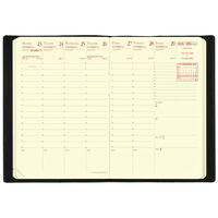 【2027年度１月始まり】 クオバディス ビジネスプレステージ　クラブ　手帳 １週間バーチカルタイプ アプリコット 1冊（直送品）