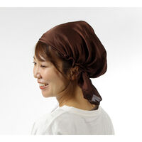 リマーク ささっとかぶれるヘアカバーブラウン ヘアキャップ 蒸れにくい 通気性 82144 1個（直送品）