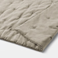 無印良品 コットンベルベット多用布 １８０×２１０ｃｍ グレー  良品計画