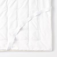 無印良品 再生ポリエステル　あたたかファイバー厚手敷パッド Ｓ １００×２００ｃｍ アイボリー  良品計画