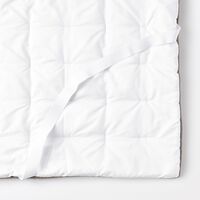 無印良品 再生ポリエステル　あたたかファイバー厚手敷パッド ＳＤ １２０×２００ｃｍ ダークベージュ  良品計画