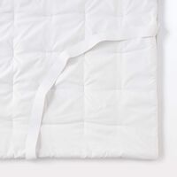 無印良品 再生ポリエステル　あたたかファイバー厚手敷パッド ＳＤ １２０×２００ｃｍ ライトベージュ  良品計画