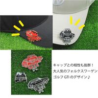 レザックス フォルクスワーゲン クリップマーカー ブラック VWAC-4755 1個（直送品）