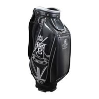 レザックス ブリティッシュクラシック 9.5型キャディバッグ ブラック×シルバー BCCB-3460 1個（直送品）