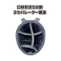レザックス ユーエスアスリート 6.5型スタンドバッグ ブラック×レッド USCB-6417 1個（直送品）