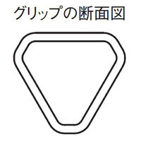スギコ産業 共柄ひしゃくD型グリップSHー658D 3108589 1個（直送品）