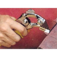 エスコ 152mm/220mm シートメタルベンドプライヤー(オフセット型) EA627BA-79 1丁（直送品）