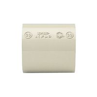 エスコ #40 ソケット(ACドレンパイプ用/アイボリー) EA471GH-40 1セット(10個)（直送品）