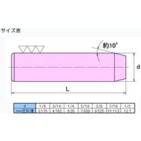 大喜多 ダウエルピン (インチサイズ) 1/2X2-1/2 DPinch-040020 1セット(10本)（直送品）