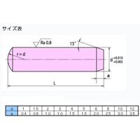 大喜多 ダウエルピン SUS440C 5X8 DP-440-050008 1セット(20本)（直送品）