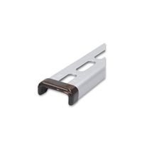 エスコ 44.4x 17 x3.2mm チャンネル型保護キャップ(黒/2個) EA983FP-116 1セット(10個:1個×10パック)（直送品）