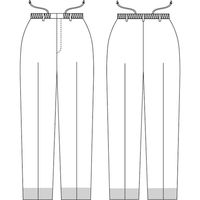 住商モンブラン パンツ 黒 ノータック M 7-911 1枚