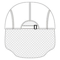 住商モンブラン キャップたれ付 黒 フリーサイズ 9-1370 1枚