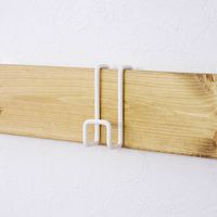 平安伸銅工業 LABRICO(ラブリコ) ナゲシレール フック ホワイト 1個（直送品）