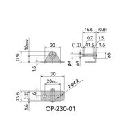 不二ラテックス 引き方向樹脂ダンパー FPR-1040シリーズ オプショナルパーツ OP-230-01 1本（直送品）