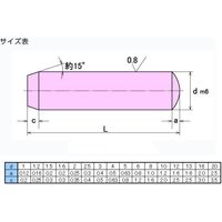 大喜多 平行ピン A種 SUS303 20X70 SPA-A1-200070 1セット(5本)（直送品）