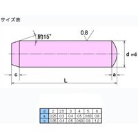 大喜多 平行ピン A種 SUS316 3X5 SPA-A4-030005 1セット(30本)（直送品）