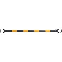 エスコ 1.5m 太径ガードバー(黄/黒・6本) EA983FV-221 1組(6本)（直送品）