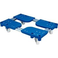 エスコ 330x530ー430x630mm/200kg ドーリー(樹脂製フラット EA520AR-61 1台（直送品）