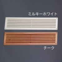 エスコ 193x444mm ドア用ガラリ(チーク) EA997MF-9 1セット(3個:1個×3パック)（直送品）