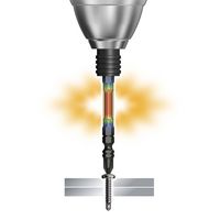 エスコ #2x 65mm 衝撃吸収ビット(高硬度/2本組) EA813AF-121 1セット(15pk:1pk×15パック)（直送品）