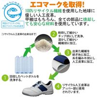 ミドリ安全 JIS規格 安全靴 スニーカータイプ ESG3890 eco 静電 小 23.0cm ブルー 1204160005 1足（直送品）