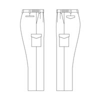 ミドリ安全 作業服 男性用 スラックス 帯電防止 G481C 4L シルバーグレー 3113190508 1点（直送品）