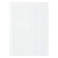 コクヨ 三色刷りルーズリーフ B5 仕訳帳 100枚入 リ-114 1セット(5冊:1冊×5)