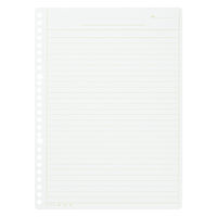 コクヨ 一色刷りルーズリーフ B5 補助帳 100枚入 リ-306 1セット(5冊:1冊×5)